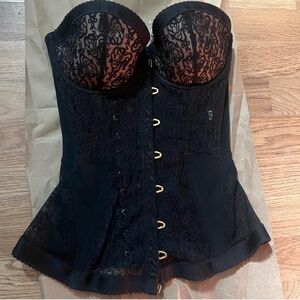 Agent Provocateur Black Lace Corset